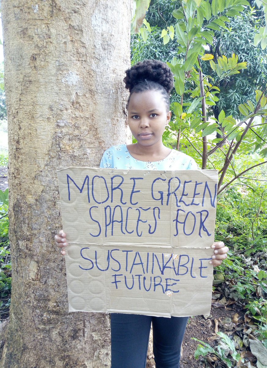 WakioDorcas's tweet photo. Our fight for a healthier,greener and a sustainable future will be rendered futile not unless we collectively join hands in increasing #GreeSpaces in our cities for a Greener future.  #DaimaGreenSpaces @lizwathuti @WangariMaathai @UNEP @UNCCD @patriciakombo https://t.co/VDj20ShNOO
