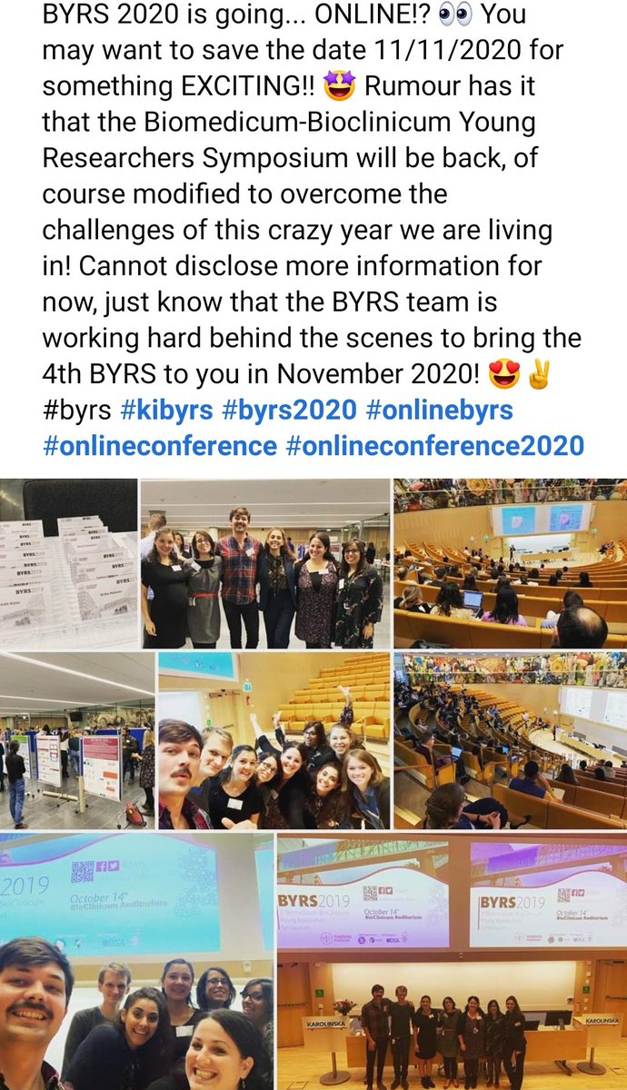 BYRS 2020 is coming up and goes ONLINE!? Save the date 11/11/2020 for something super exciting!