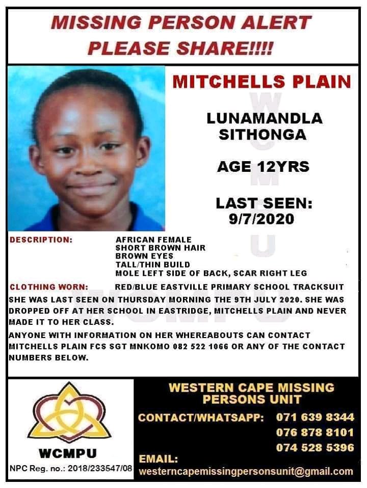 Maka_Akhuthando's tweet photo. She is marking 7days today still nothing frm anyone no one saw her at skul she is nt on attendance register even the kids ddnt see her bt the driver is still saying he dropped her at skul oh the family of the young gal is torn apart help SA😭
#Mrprice
#SAHomeAffairsCorruption https://t.co/6OAbVW83fu