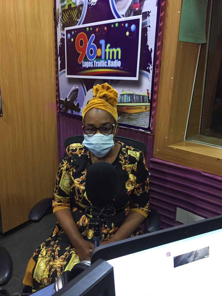 trafficbutter's tweet photo. VIA @RashidatHassan5: This morning at Traffic Radio still sensitizing the public on myths and misconceptions, panic and anxiety on Covid 19. Emphasis was also on taking personal responsibility. #TakeResponsibility #LSMOH #LASAM #COVID19 #profakinabayomi https://t.co/TdnkdcOJqi