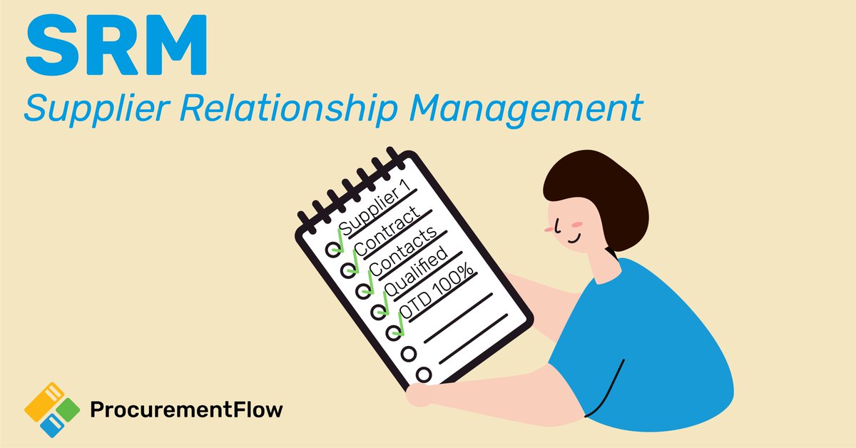 ProcurementFlow's tweet image. 🤓 New Blog: Supplier Relationship Management is strategically as important as customer management. Read more and learn how we help companies with: ☑️ Supplier communication ☑️ Information and contacts ☑️ Contract Management procurementflow.com/blog/srm-softw…

#procurement #purchasing