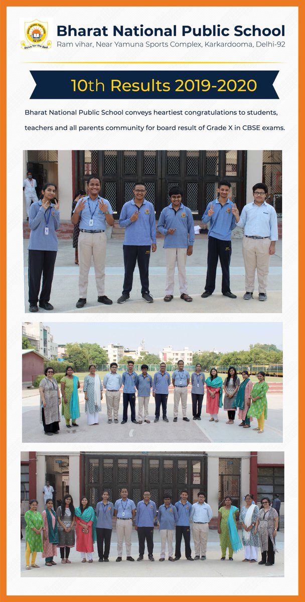 bnpsramvihar's tweet photo. CBSE Class X Result (2019-20) https://t.co/bTcsxbAsWG