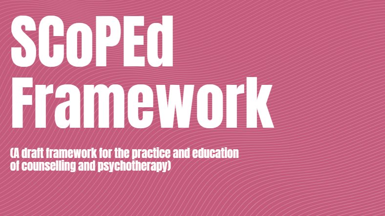 BACP's tweet photo. The accessible version of the #SCoPEd framework is now available, we're sorry for the delay in getting this ready. 

We've also created some case studies that will help visualise how members could fit on the framework, as well as updated the FAQs; https://t.co/zuwfyK6sMK https://t.co/mdrRvnT3lH