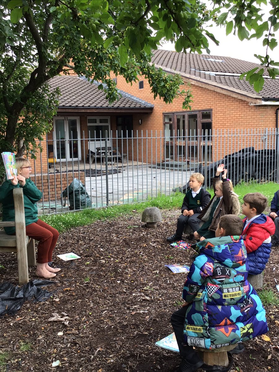 sjvblackpool's tweet photo. Today we are celebrating Reading Together Day with @readingagency MissHornby has read us another lovely story this time in our outdoor story area #SJVBubble1B π@SJVEnglishHub #ReadingTogether #readingforpleasure #SJVClass1HU #SJVClass1HA https://t.co/wPpQVb4CQh