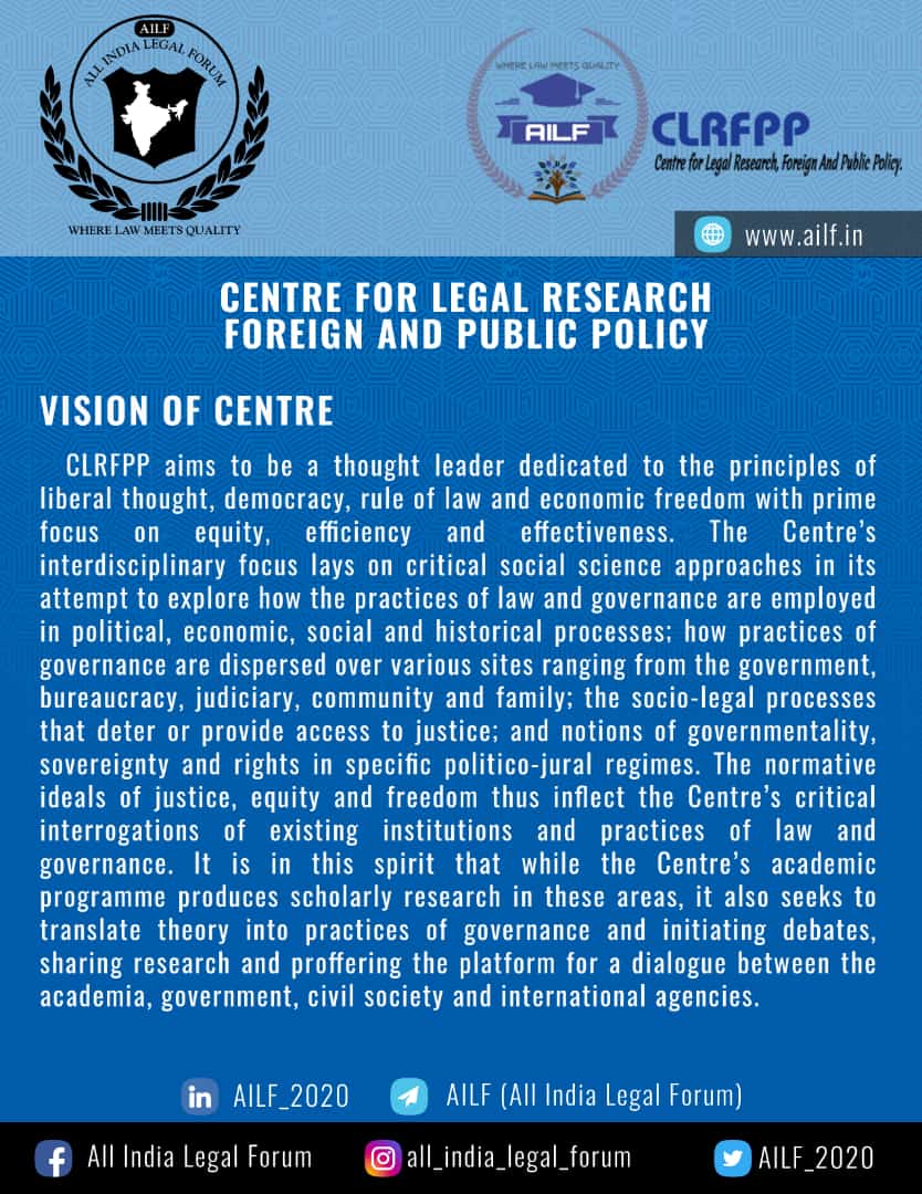 AILF_2020's tweet photo. Vision of our centre
#ailf #lawstudent #CLRFPP #legalawareness #lawtwitter #lawstudent #legaresearch https://t.co/MEF3ulgU28
