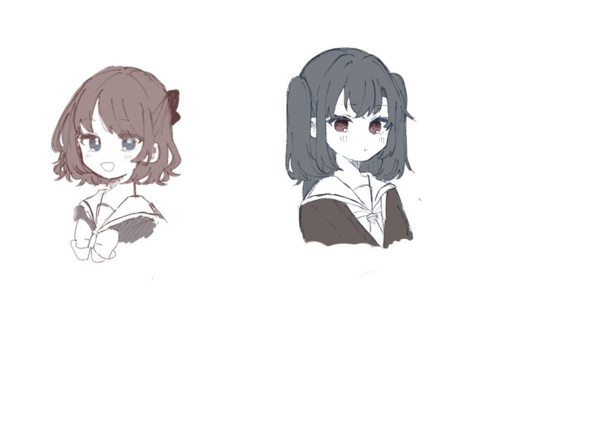 「珍しく同性が恋愛しない創作描いてるからみていや異性も恋愛しないが… 」|ᎷᎤᎫᏐのイラスト