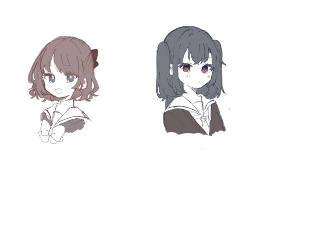 珍しく同性が恋愛しない創作描いてるからみていや異性も恋愛しないが… 