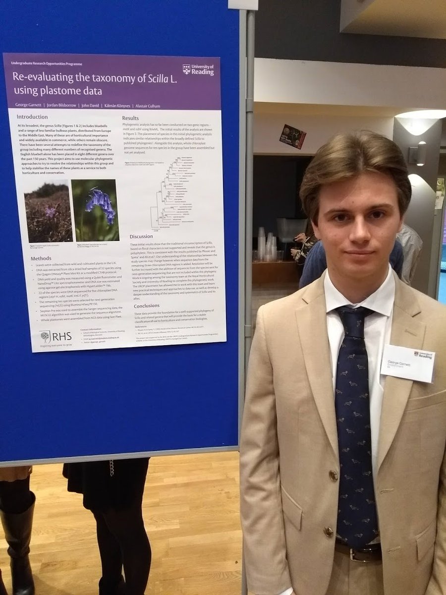 The opportunity to engage in research has been a privilege of studying here. In the summer of 2018 I undertook a 12 week UROP placement with Dr Alastair Culham, studying the molecular phylogenetics of Scilla.  @george_garnett 4/9