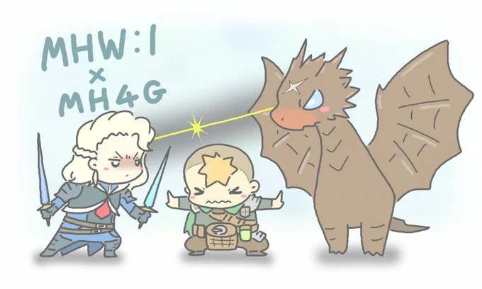 陽気な推薦組(筆頭ルーキー)の錆びクシャ任務クエがいまだ実装されない☆  #MHWアイスボーン #MH4G #錆びたクシャルダオラ #3DS 