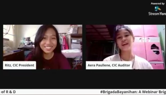 cicrmhsmanila's tweet photo. Crusaders, we hope that you all had fun watching the 10th episode of the #BrigadaBayanihan series! Make sure to keep in mind what you've learned from the four speakers. Keep safe, love each other in every second <333! https://t.co/8yCAAizBek
