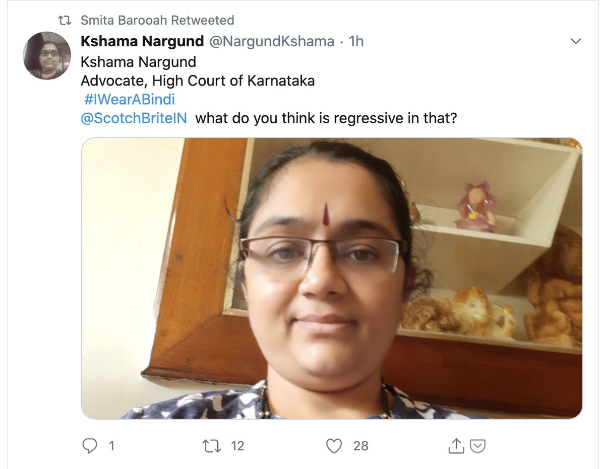 beastoftraal's tweet photo. What have they turned this into, for a brand that simply said they would remove the image of a woman from their logo, like they have done rest of the world?! This after I clearly explained to @smitabarooah the focus is woman-in-logo, not Bindi! https://t.co/QZiyWjHK4f