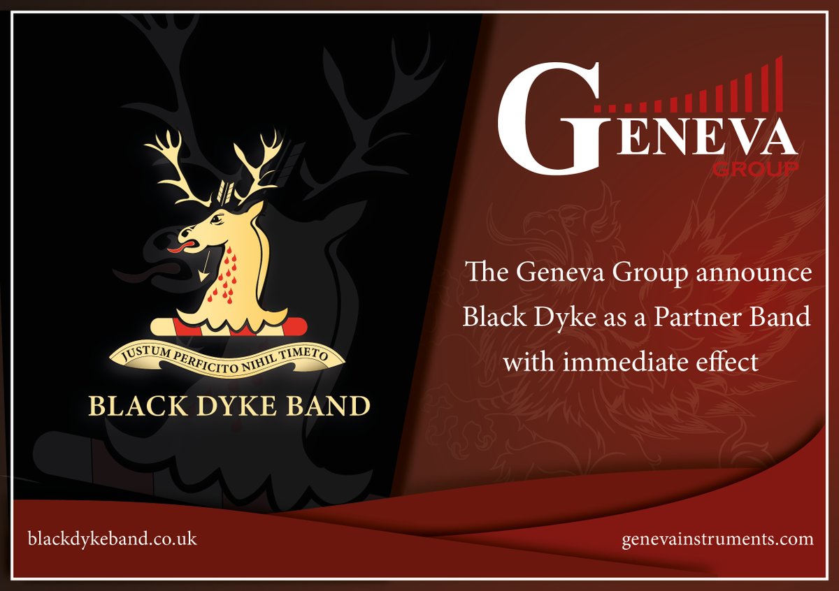 Geneva_Inst's tweet photo. The World-Famous Black Dyke Band has announced it will become a Geneva Partner Band with immediate effect. https://t.co/I762H0FM5v