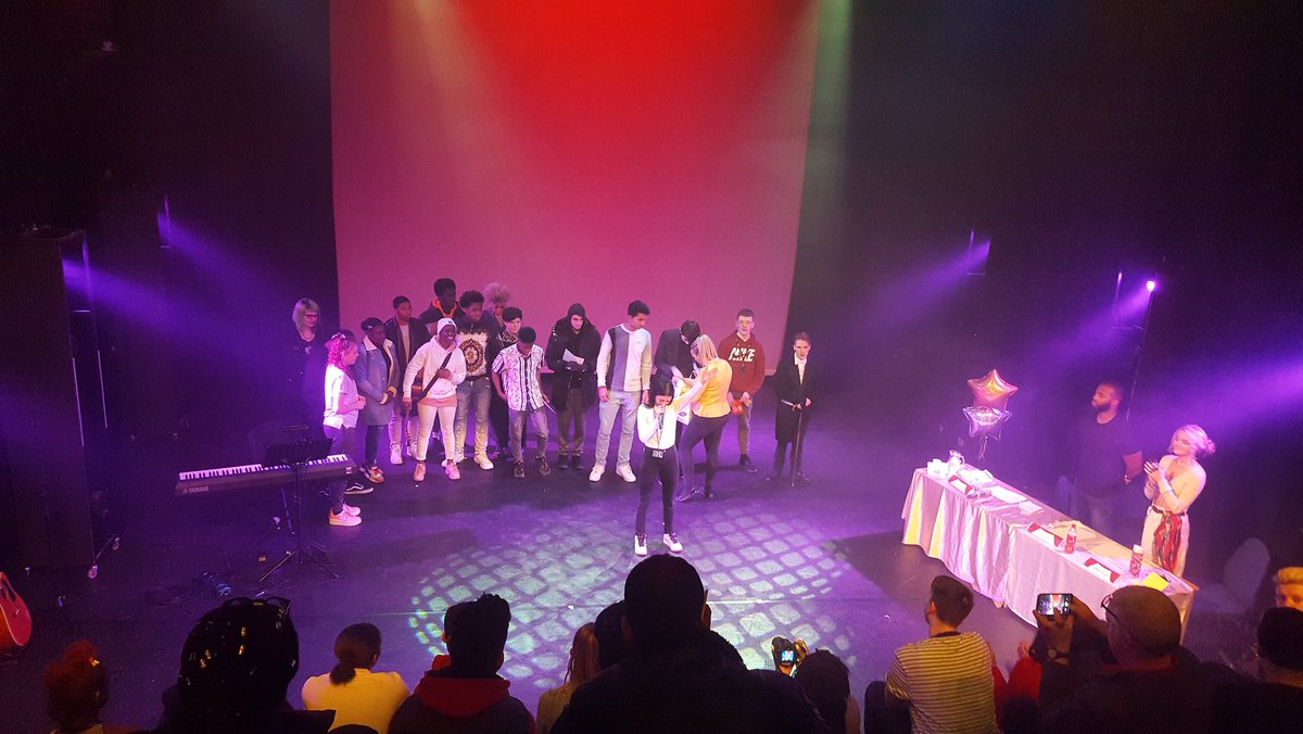 TmcSu's tweet photo. Our #talented and #amazing @TheMcrCollege students have finished their courses this academic year. #throwbackthursday to TMC’s Got Talent before lockdown. #talentshow #enrichment #studentexperience https://t.co/6zqBGTb0JO
