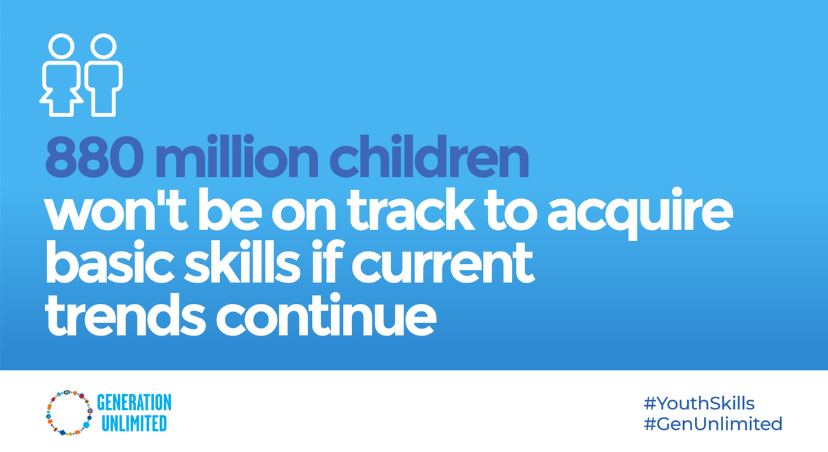 Young people have been heavily impacted by Covid-19 with huge disruption to education. How can we support learning and the skills needed in the new normal? 

Investment in connectivity and remote learning, especially for the most vulnerable, is essential #YouthSkills