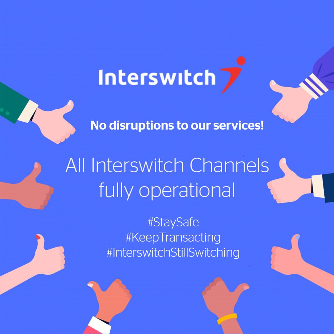 ayemojubar's tweet photo. #StickToTheFacts #Interswitch #NoDisruption #StillSwitching #StayHome #StaySafe #KeepTransacting @InterswitchGRP https://t.co/tsLK0AmLgA