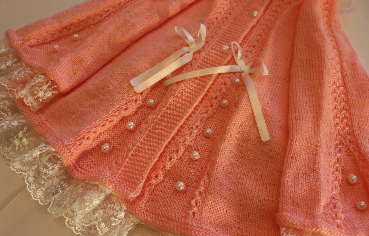 sevimshandarts2's tweet photo. #baby #girl #gift #cardigan #etsy @Etsy #craft #MadameCoco #ladies #dising #pink #lace #ribbon #hamdmade https://t.co/gNpFrsbfdT