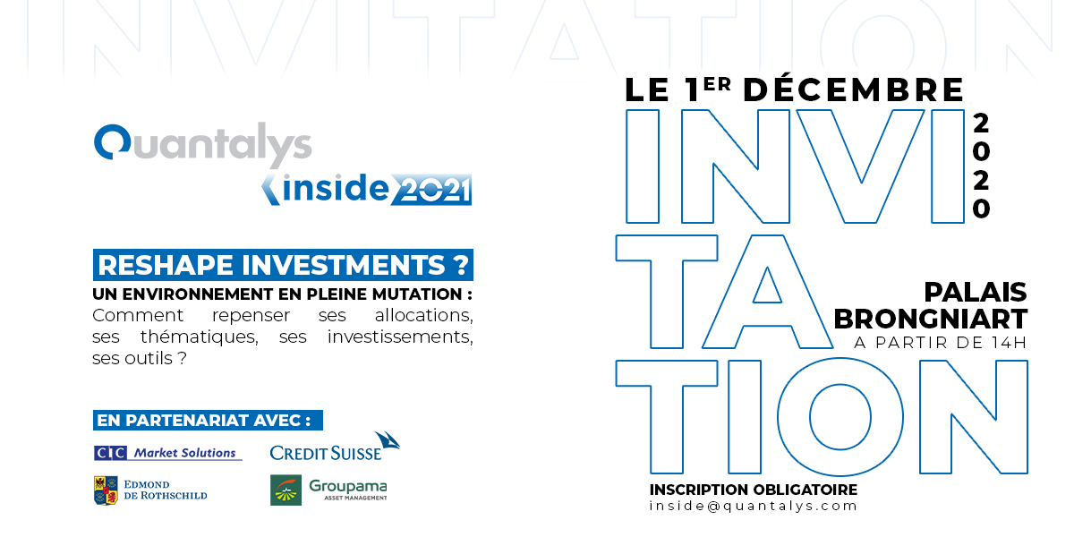 🗓[#QuantalysInside] Les inscriptions sont désormais ouvertes ! 👉Vous ...
