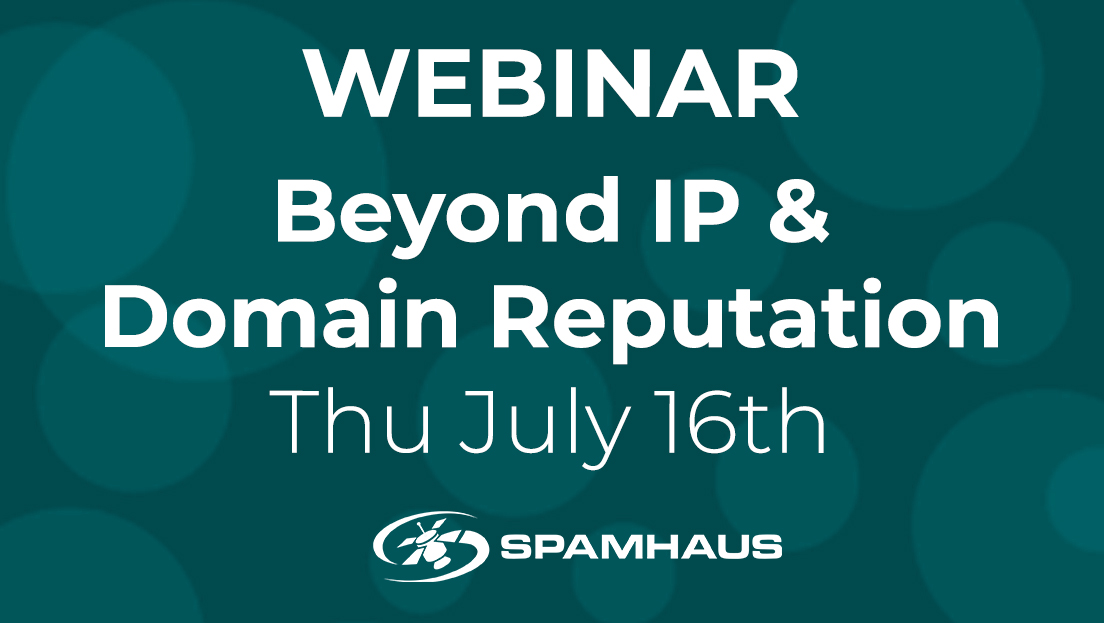 SpamhausTech's tweet photo. HASH BLOCKLIST WEBINAR | Today | Register now
Discover all you need to know. From how to implement hash blocklists to malware files which can be listed in under 30 seconds. Sign up now https://t.co/eQqR0D9z81 #dnsbl #hashblocklist #threatintel https://t.co/gNuuUUeENd