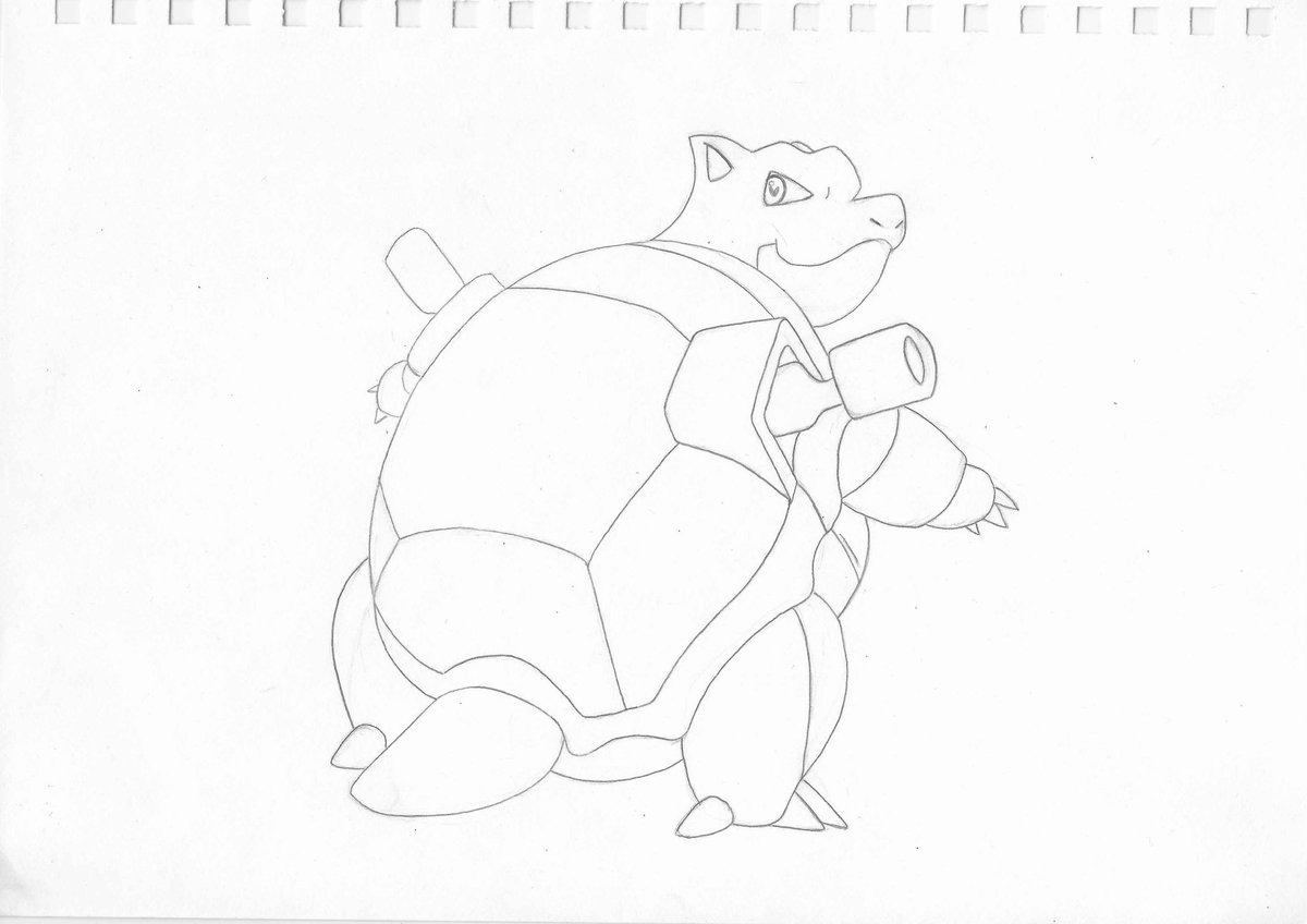 muleymin38's tweet photo. Original lineart #sketch of a #Blastoise #commission for @JVskunkape // #kofi #koficomission #koficommission #draw #animeart #anime #Pokemon #pokemonart #pokemonfanart #commissions #sketches #sketchbook #commissionsopen #commissionsop #manga #squirtlesquad #mangaart #Under50gang https://t.co/vJ6Z7e6mic