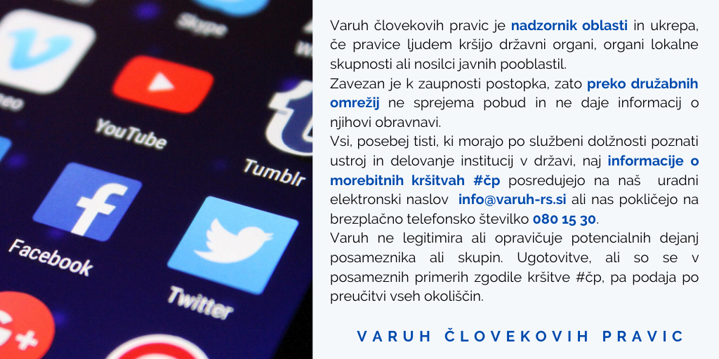 Varuh človekovih pravic | Human Rights Ombudsman tweet media