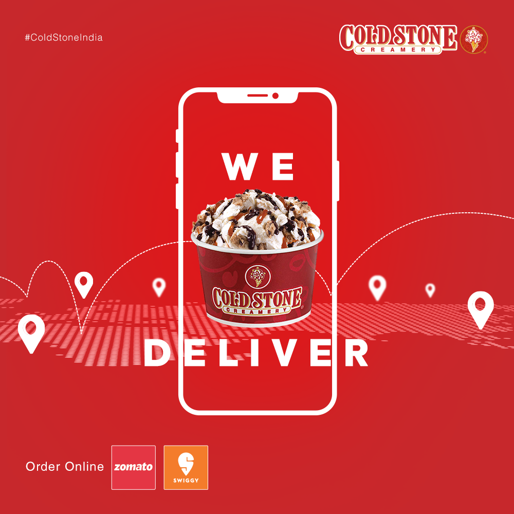 ColdstoneIndia's tweet photo. Your order is just a click away. Now available at Swiggy and Zomato.
Order Now: https://t.co/GS5TsAzIdo

#ColdStoneIndia https://t.co/9l7jlBc8TW