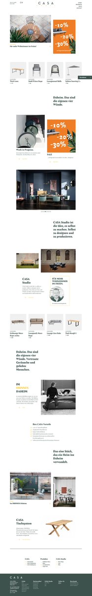 MathiasGmeiner's tweet photo. https://t.co/uWXU9g9CZy - "CASA Möbel - Im drinnen daheim." Concept and design @superbfg | Step 1 is finished, step 2 will follow in the next few months #drupal #webdesign #vorarlberg #furniture #weitweit https://t.co/SXPk6Xokft