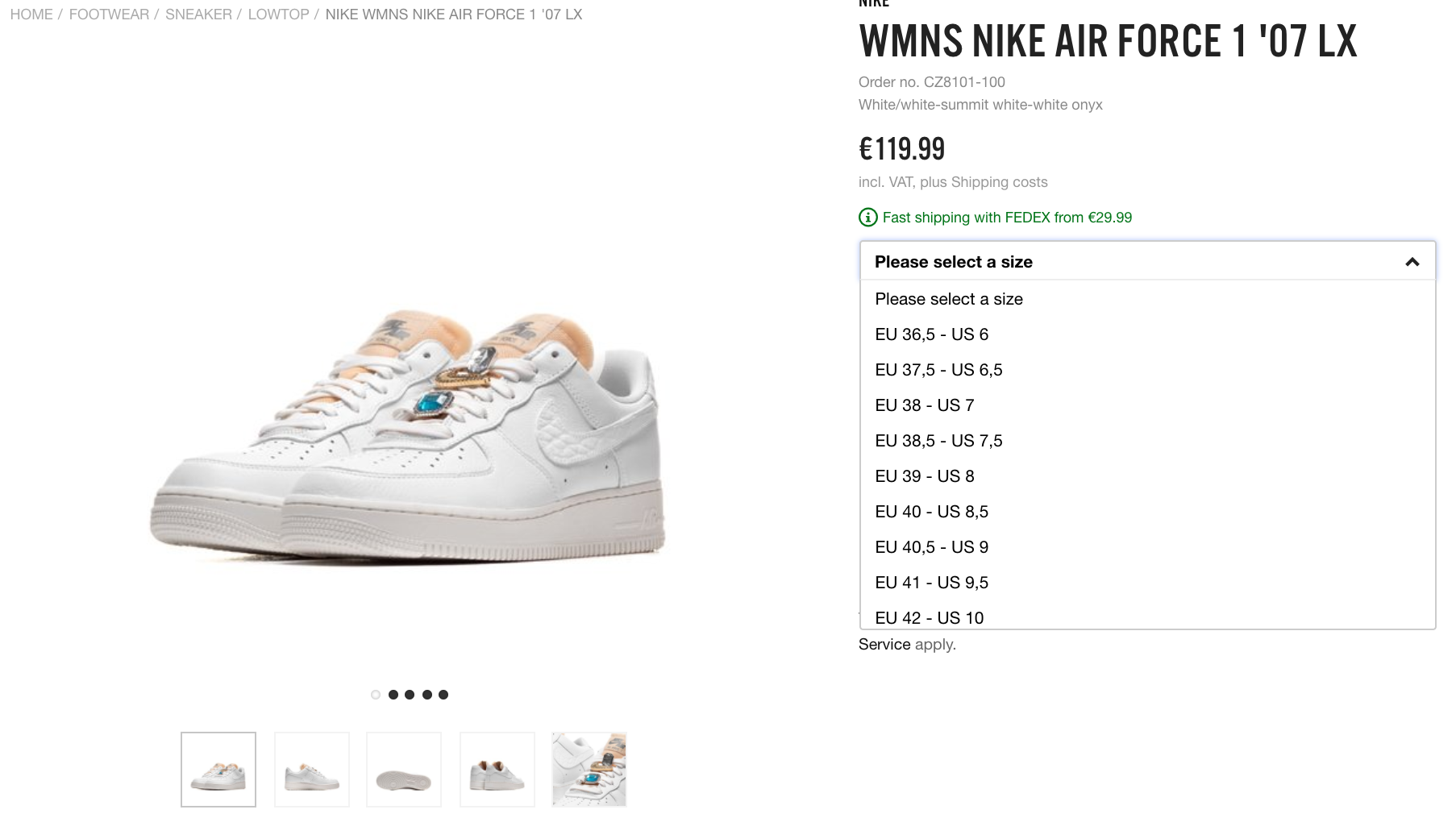 air force 1 lx white onyx