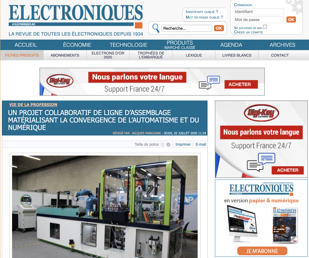 CcnCollectif's tweet photo. Un projet collaboratif de ligne d’assemblage matérialisant la convergence de l’automatisme et du numérique 👉https://t.co/uvjCCQi6TV 
#RP #axelle #CCNcollectif #Globalindustrie #transformationdigitale https://t.co/FCGS3G9fwI