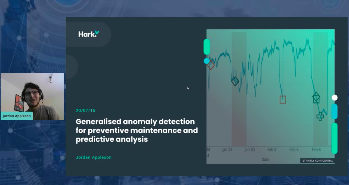 harksys's tweet photo. We're live! 🎉 @jordanisonfire is speaking at @aitechnorth's event about anomaly detection for predictive energy analysis!

#IXInspired https://t.co/jSEZlFVyUR