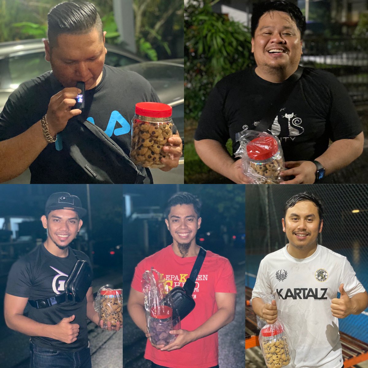 SanAlep's tweet photo. Assalamualaikum dan Selamat Sejahtera Warga Twitterians!! Disini saya ada menjual Choco Chip Cookies dan Tart Cadbury. RM35 Sahaja. Boleh call/whatsapp 017 350 1080 untuk COD atau tempahan. Kalau taknak beli dapat bantu RT untuk rezeki saya &amp; @nrfarhanajohari naik pelamin pun ok! https://t.co/v5UPPFnWVw