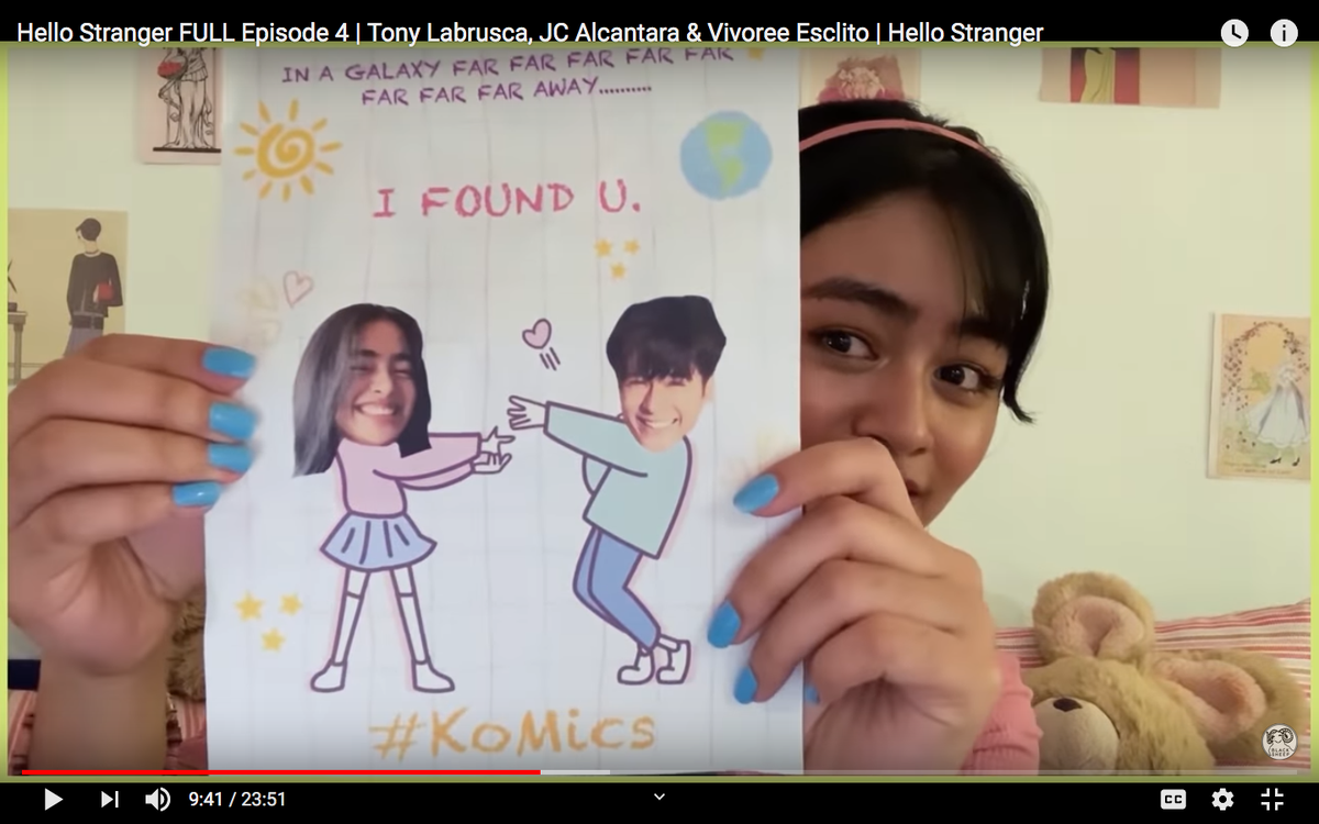 castrojade's tweet image. #HelloStrangerEP4 direk @petersenvargas said this confession-of-love moment is an homage to the #virginlabfest play DALAWANG GABI by maynard manansala. (i directed that play haha) awww to the souls who bravely declare their feelings with a visual aid