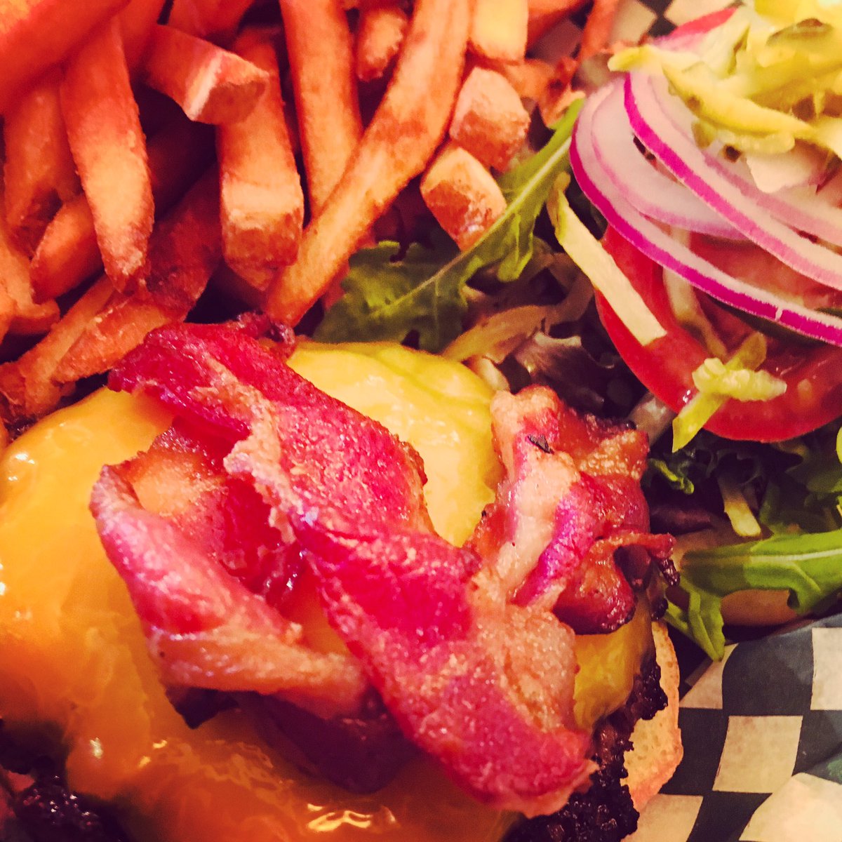 Awesome Burgers only $12 with a side dish included, all day Thursdays. Veggie Burgers too!