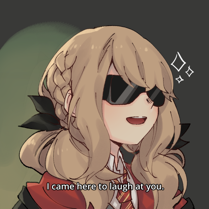 I feel the need to address this with the rise of virtual personalities on twt / in general, but the girl on my icon and header is not me, and she's not my persona!

Meet my baby girl OC, Lyra ?✨?✨ 
