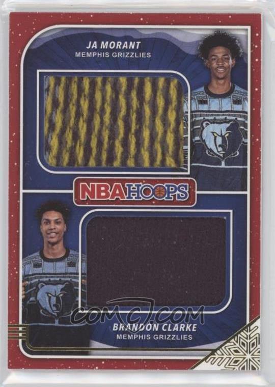 cardsbreaker's tweet photo. https://t.co/Zb3mDNFaUb 2019-20 Panini NBA Hoops - Rookie Sweaters Dual- Ja Morant, Brandon Clarke https://t.co/ggzAcymMQv