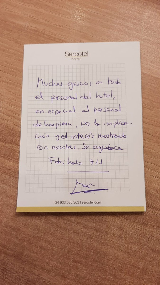 BahiaVigohotel's tweet image. Comentarios que enamoran 😍😍😍
Muchísimas gracias, esperamos volver a veros pronto!!
#LasPersonasPrimero #clientesmolones