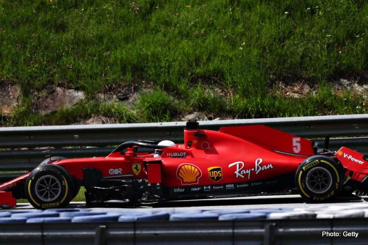 Matt212YT's tweet photo. Think the ferrari wing moved around a bit more last weekend mate 😬 https://t.co/02Yr2Vwx8K