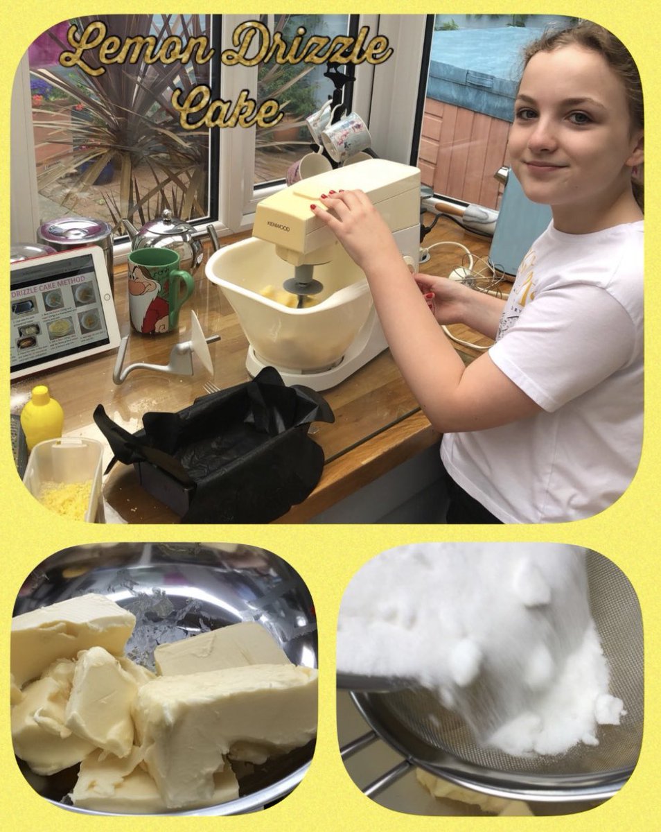 ArchbishopFood's tweet photo. Thank you Freya for the fabulous images of you completing the Year 6 Food Technology Transition task!🤗
Freya has baked a delicious lemon drizzle cake, and is soon to make shortbread biscuits!🍰 I look forward to hearing how it goes! Bendigedig Freya!🌟 #Baking #Lemondrizzlecake https://t.co/yatprYufcz