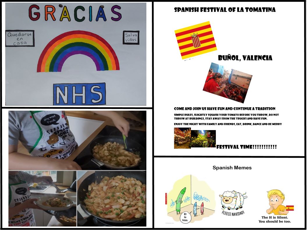 MrClarkeMFL's tweet photo. Some of Jacob's fantastic work towards our Spanish Lockdown Bingo. ¡Trabajo excelente! #workingfromhome @tsc_mfl_dep @thornleigh https://t.co/daSQM4XOIx