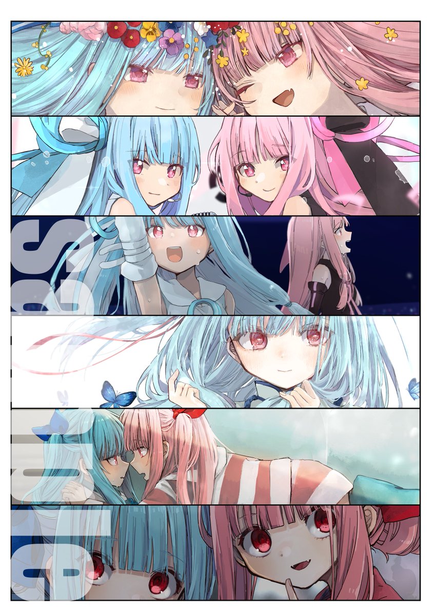 【新刊】8月1日に開催される #ボイスコネクト にて新刊、琴葉姉妹百合風味イラスト本「TWINSⅢ」を頒布予定です!
フルカラー/32Pです。よろしくお願いします～!?‍♂️✨ 