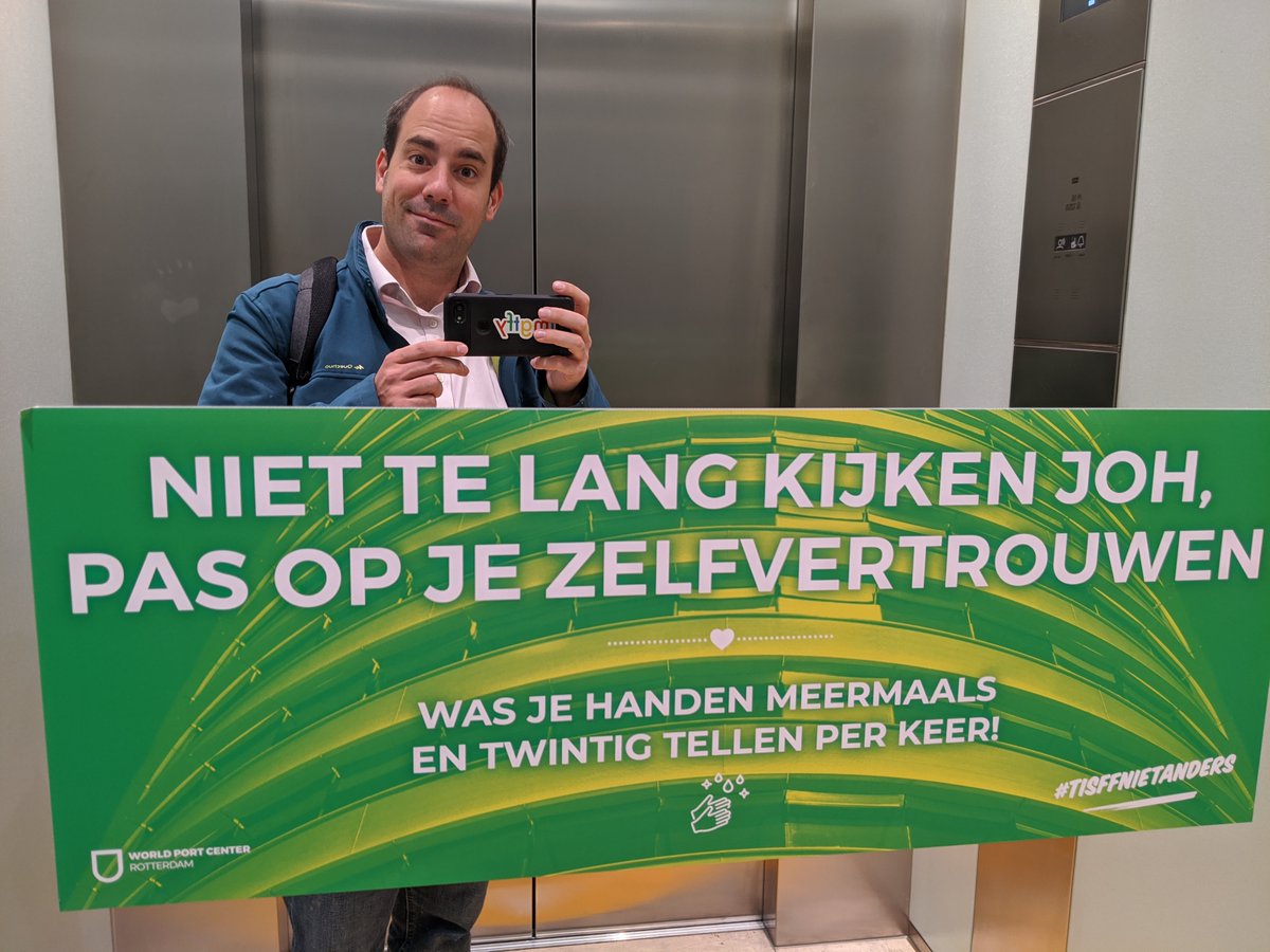 k_meesters's tweet photo. I love how creative people are. Not just enforce & remind #SocialDistance but make it fun & engaging.#Rotterdam @Vr_RR. Signs say(🇳🇱):
-"Busy? Take a lap!"
-"Don't look too long, mind your self-confidence!"
-"Looks good; that 1.5m distance!"
#tisffnietanders #postiveReinforcement https://t.co/xAa1C6MESC