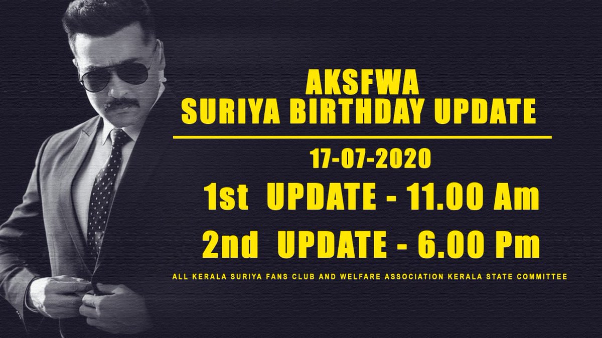 AKSFWA1's tweet photo. • Stay Tuned 👍💪
#AKSFWA

Advance happy birthday
@Suriya_offl anna 😊❤️

Do Follow and support us for more updates 😇

👉 @AKSFWA1 

@rajsekarpandian @SuriyaFansClub @venkatvnt https://t.co/QFGjv9GRYh