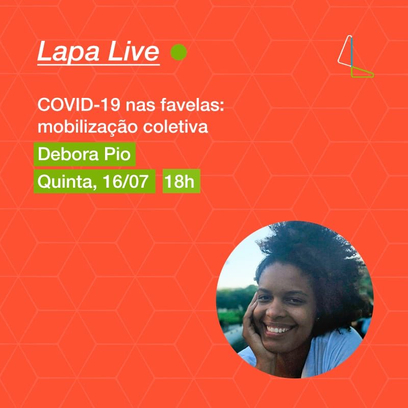 medialabufrj's tweet photo. Hoje, nossa MediaLaber @debora_dpio, estará conversando sobre “Covid-19 nas Favelas” projeto de  financiamento provido pelo Nossas no @lapacomunicacao!
Não perca! https://t.co/x4I49h37a3