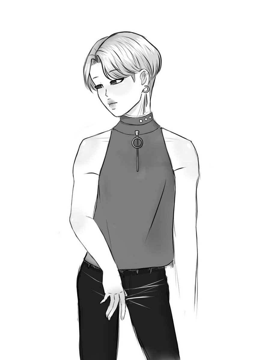 ikigurushi_nari's tweet photo. Just👌
#btsfanart #btsart #fanart #art #fantasy #BTS #bangtansonyeondan #Jimin #ParkJimin #Jiminfanart #modelJimin #cutesexylovely #jeans #sleevelessjacket #clothes #model #blackandwhite #grey #sketch #monohromesketch #digitalart #annapark2003 https://t.co/0oiuLGeOoE