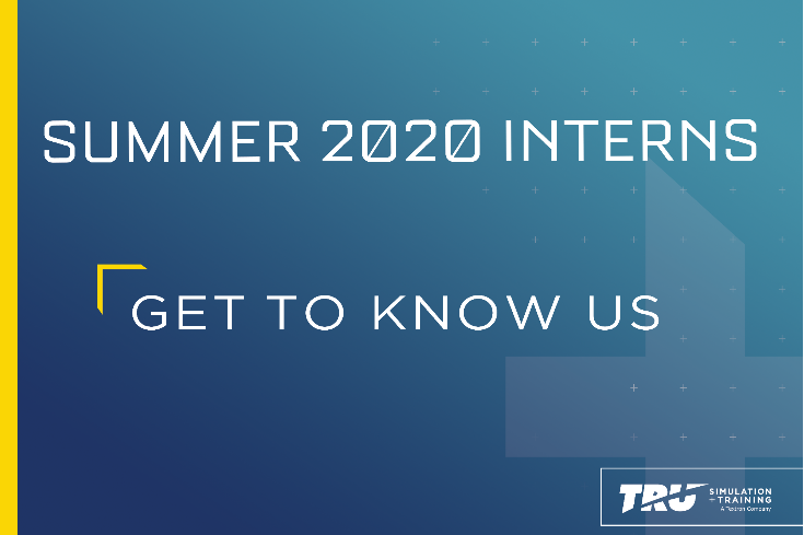 TRUsimulation's tweet photo. #TRUSim's 17 summer interns recently joined us at our Tampa, FL and Charleston, SC facilities. Our team worked diligently to safely provide the Textron work experience during these extraordinary times. Get to know some of our interns! #ALLINterns #TRU2020interns #InternSpotlights https://t.co/v8SkG98ZeJ
