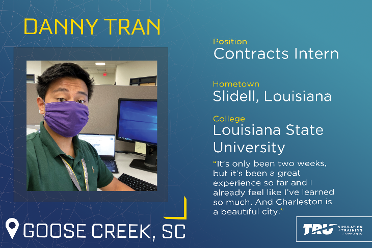TRUsimulation's tweet photo. #TRUSim's 17 summer interns recently joined us at our Tampa, FL and Charleston, SC facilities. Our team worked diligently to safely provide the Textron work experience during these extraordinary times. Get to know some of our interns! #ALLINterns #TRU2020interns #InternSpotlights https://t.co/v8SkG98ZeJ