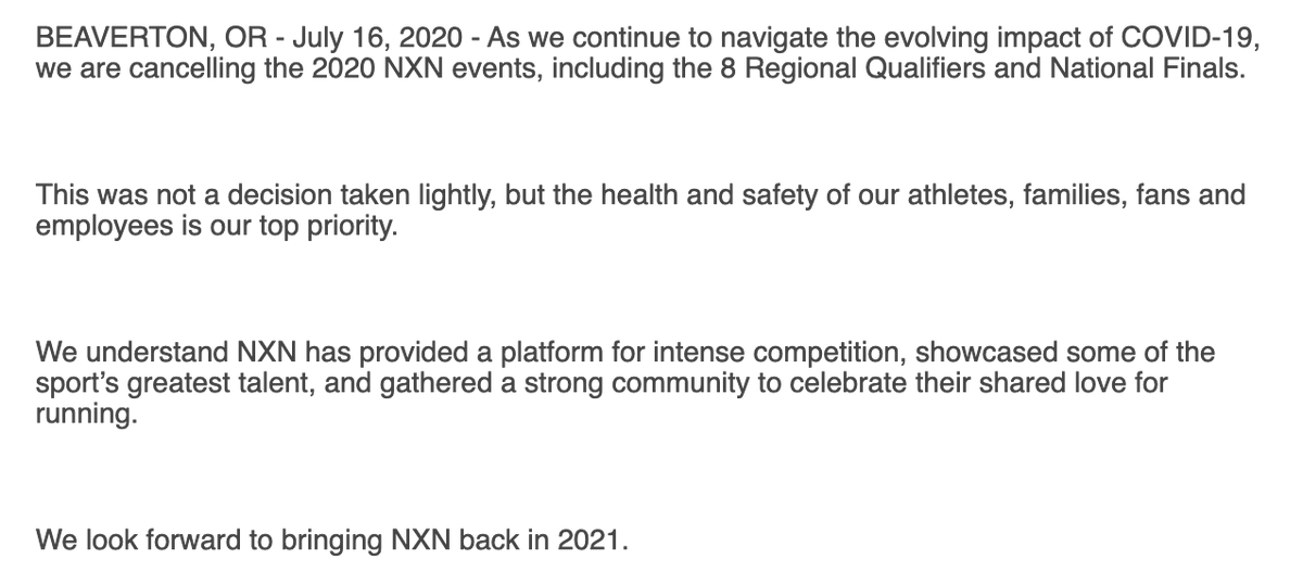 DyeStat's tweet photo. #NXN has been cancelled for 2020 📰 https://t.co/WTU5gNHj5I https://t.co/SlIUJTqoQP