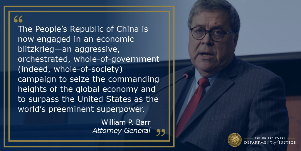 “The People’s Republic of China is now engaged in an eco