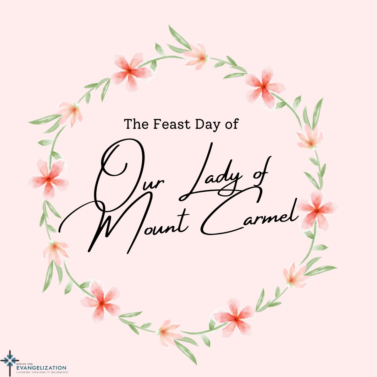 EvangelizeRVA's tweet photo. Today, we celebrate the Feast Day of Our Lady of Mount Carmel.
#EvangelizeRVA #FeastDay #PrayForUs https://t.co/IoXe7IgE2p