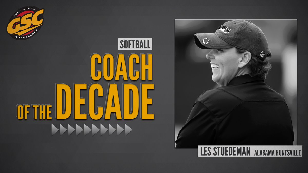 GulfSouth's tweet photo. #GSCSB Coach of the Decade: Les Stuedeman, @UAHChargers 🏆
📋 https://t.co/rTNX8AccpI https://t.co/3eWiAHHp1j