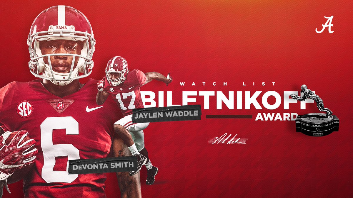 AlabamaFTBL's tweet photo. Double trouble. 

🗒️ » https://t.co/W641eSi2aO 

#BamaFactor #RollTide https://t.co/pNtPJHk8n6
